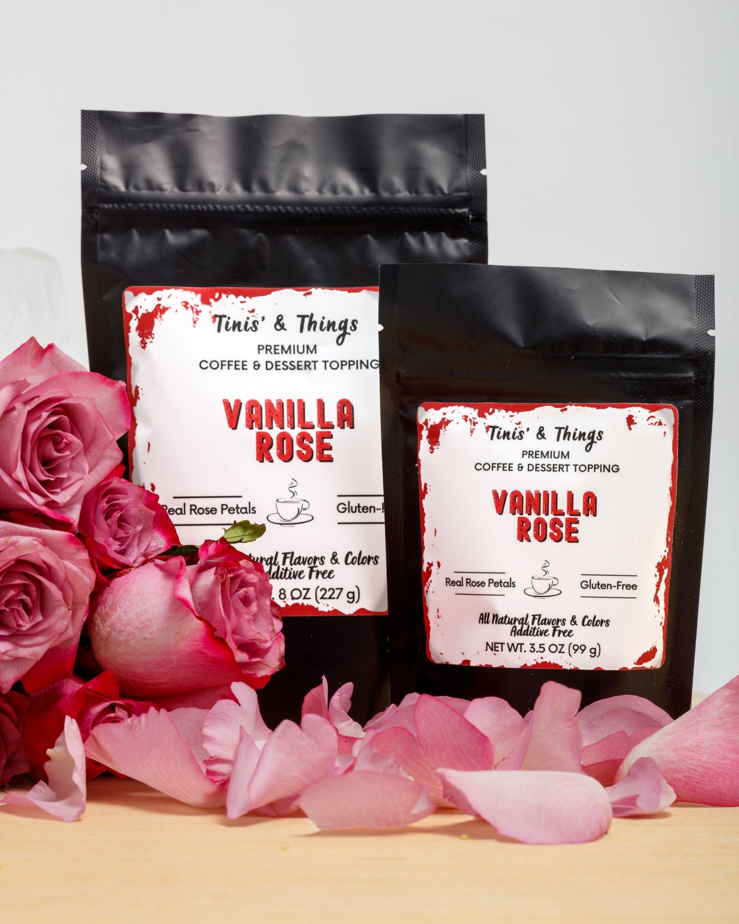 Vanilla Rose Coffee & Dessert Topping