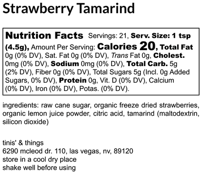 Strawberry Tamarind Premium Sugar Rimmer